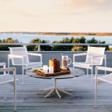 SCHULTZ DINING ARMCHAIR White
