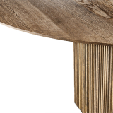 TEN ROUND Smoked oak, oiled