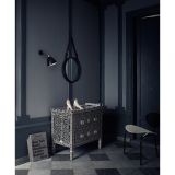 Miroir ADNET Ø 45 Marron