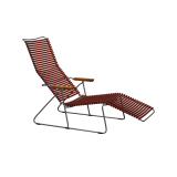Sunlounger CLICK Paprika
