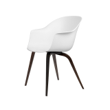 BAT DINING pieds bois Blanc albâtre