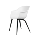 BAT DINING pieds bois Blanc albâtre