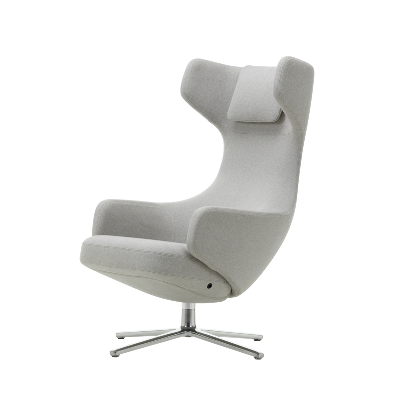 GRAND REPOS & OTTOMAN tissu Mello ciment