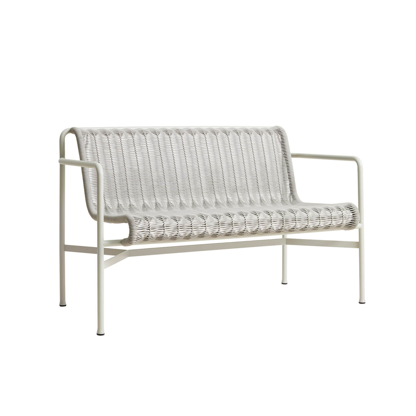 PALISSADE CORD Dining Bench Sky Grey