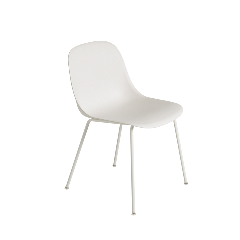 FIBER CHAIR 4 pieds acier Blanc