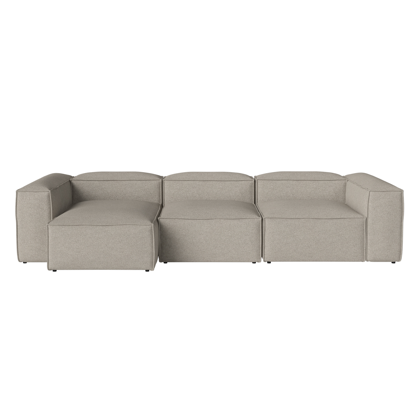 COSIMA Chaise Longue Left 340x120 Monza Sand