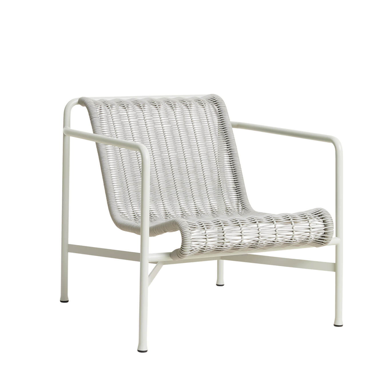 PALISSADE CORD Lounge Chair Low Sky Grey