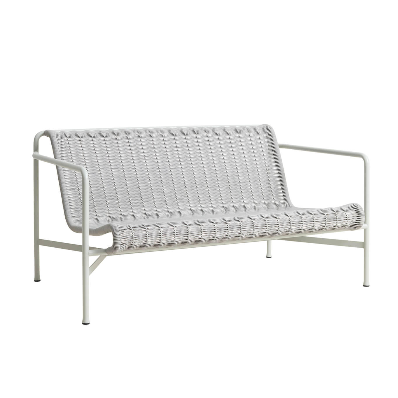 Banc PALISSADE CORD Lounge Gris Ciel