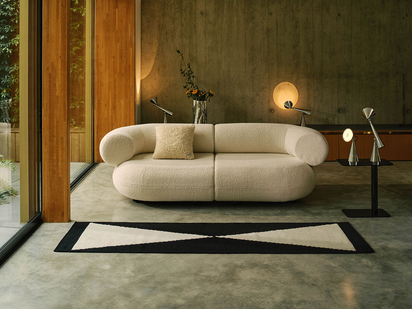 WEDGE Rug 70x250 Black