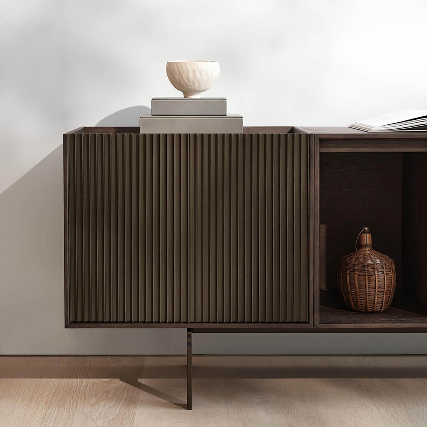Buffet VIPP675 H1 L 180 Chêne foncé