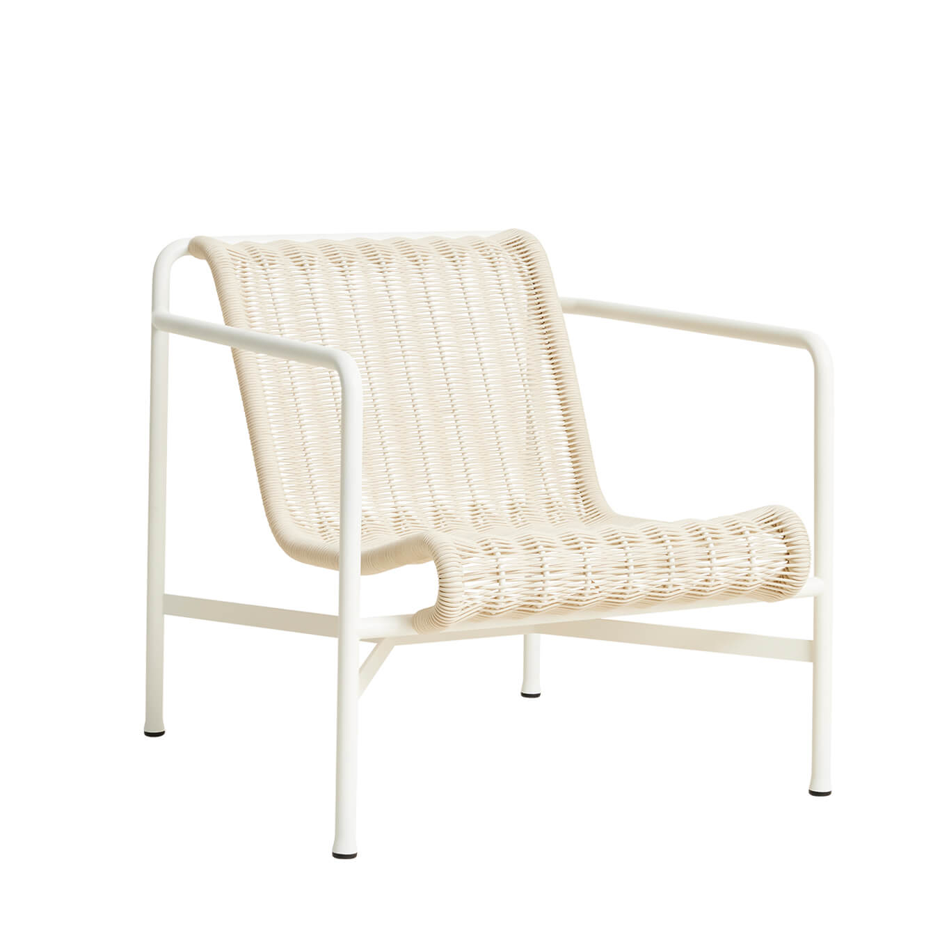 Fauteuil PALISSADE CORD Blanc Crème