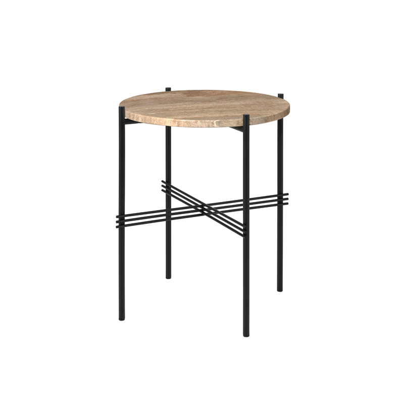 TS SIDE Ø 40 Travertin taupe chaud