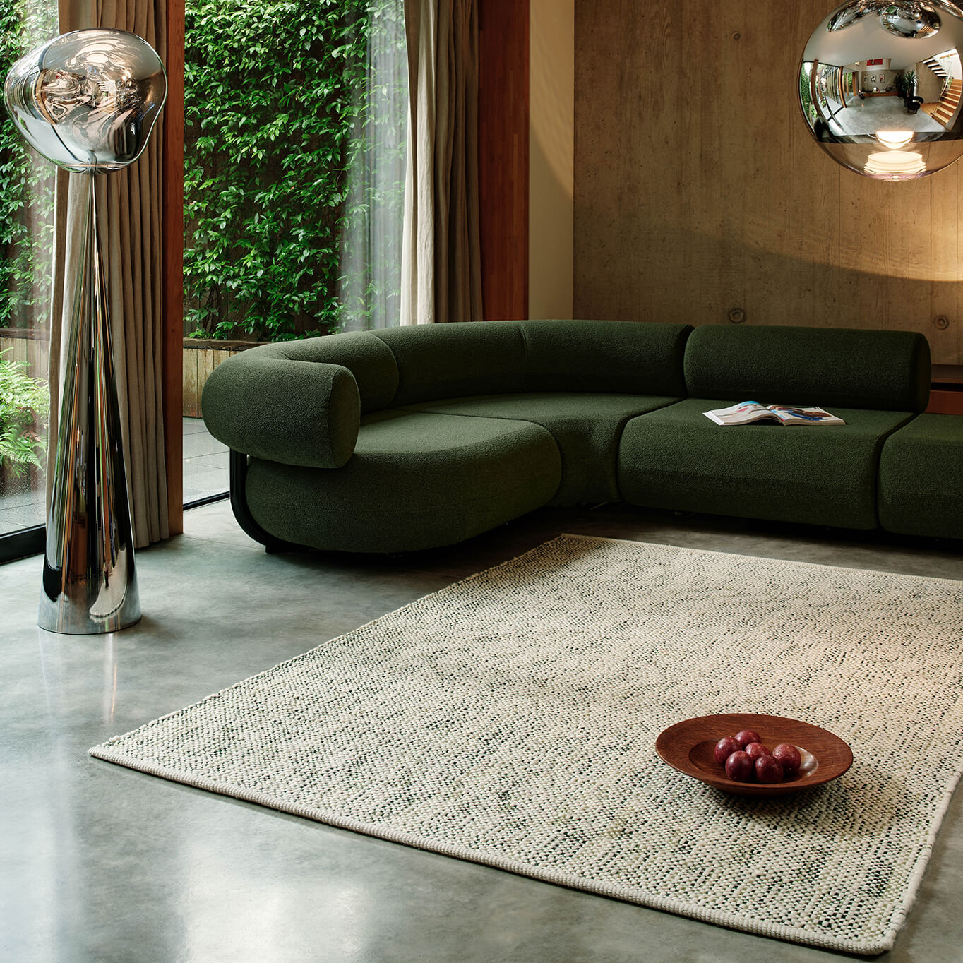 Tapis TWEED 170x240 Vert
