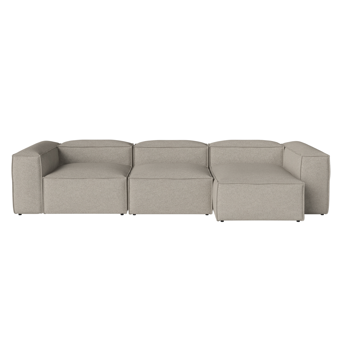 COSIMA Chaise Longue Right  340x120 Monza Sand