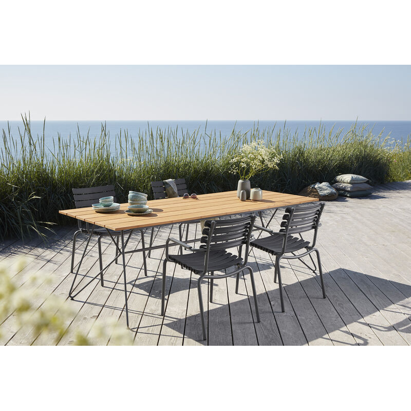 Table SKETCH 220x89 Bambou/ gris