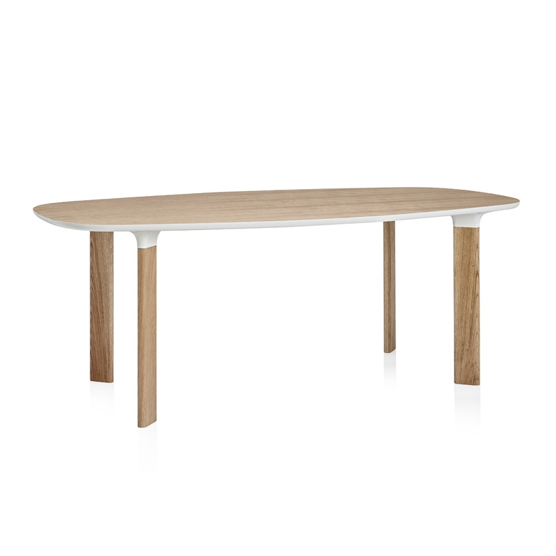 ANALOG L185 Oak top and feet White frame