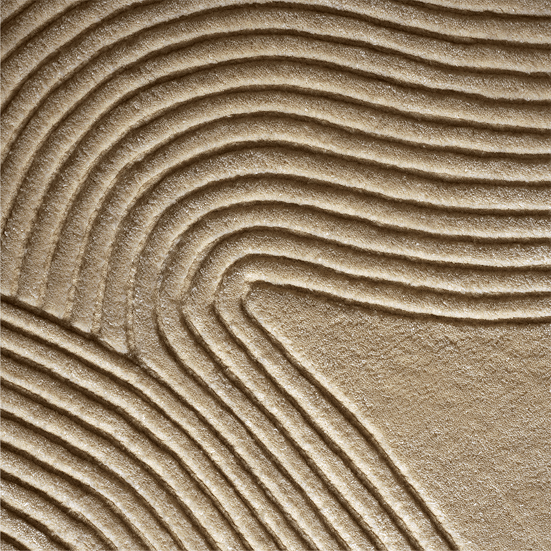 Tapis ZEN SHAPED 180x240 Beige foncé