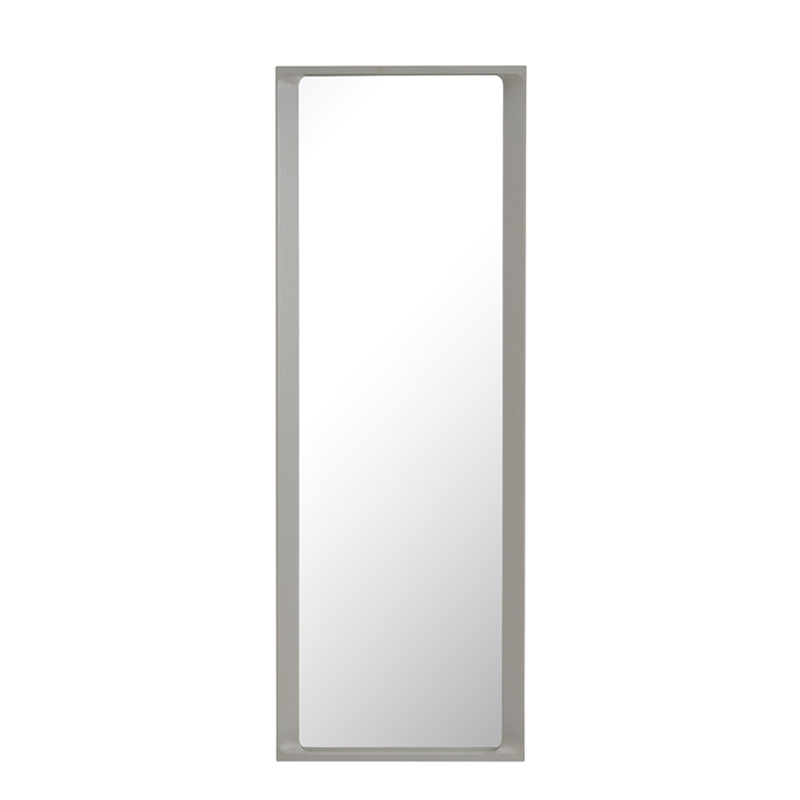 ARCED mirror 170x61 Light grey