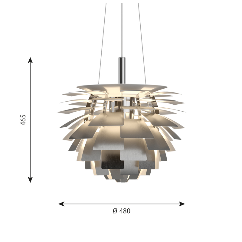 PH ARTICHOKE Ø48 Stainless steel