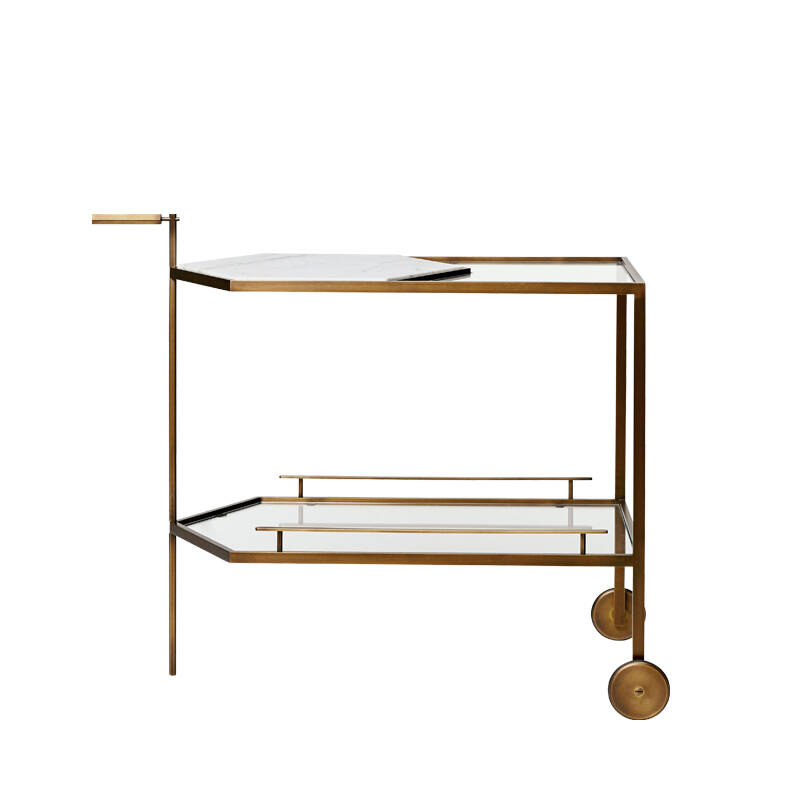GIN LANE Smoked bronze/ Calacatta marble
