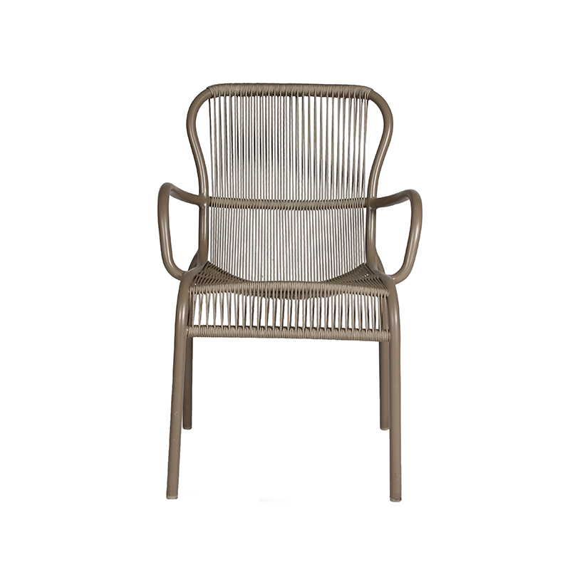 Petit fauteuil LOOP Taupe