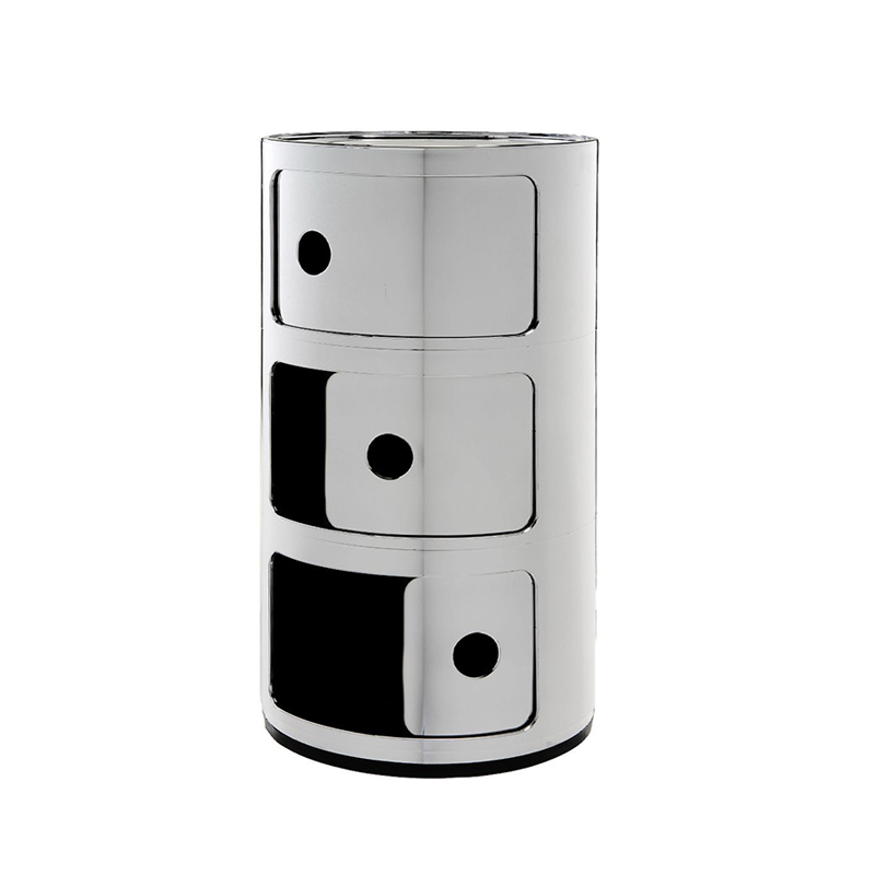 COMPONIBILI métallisé 3 portes Chrome