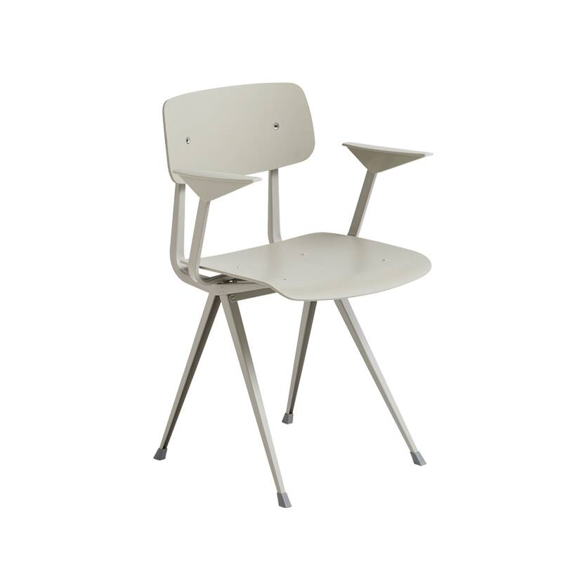 RESULT with armrests Beige/beige stained oak