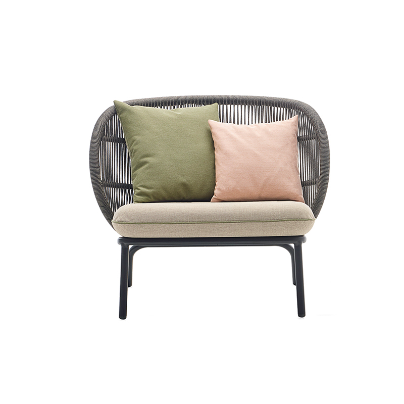 Fauteuil KODO Gris fossile/ Almond