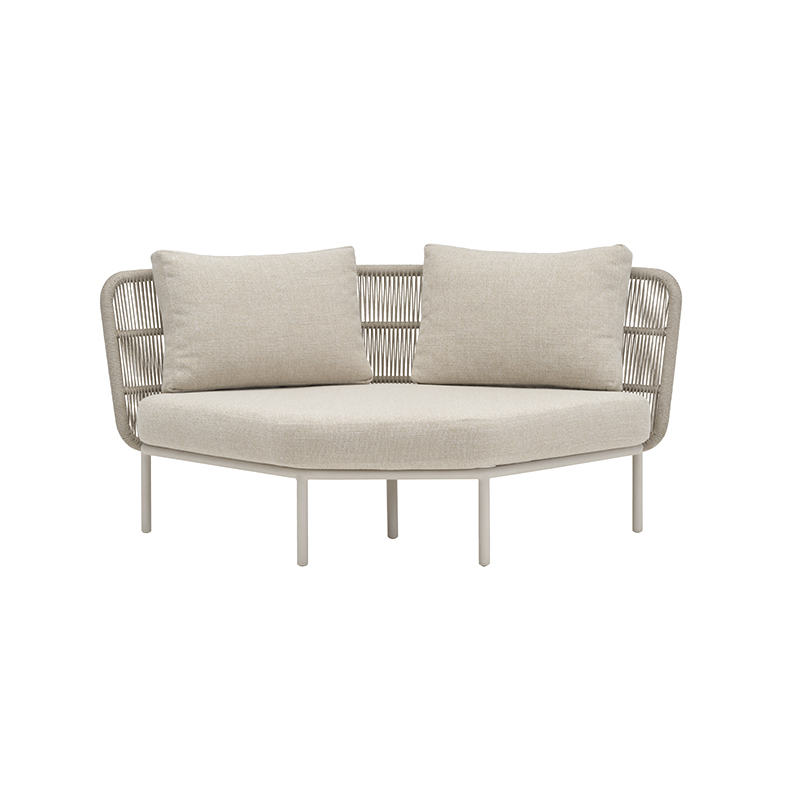 Canapé KODO MODULAR Coin Blanc Dune/ Almond
