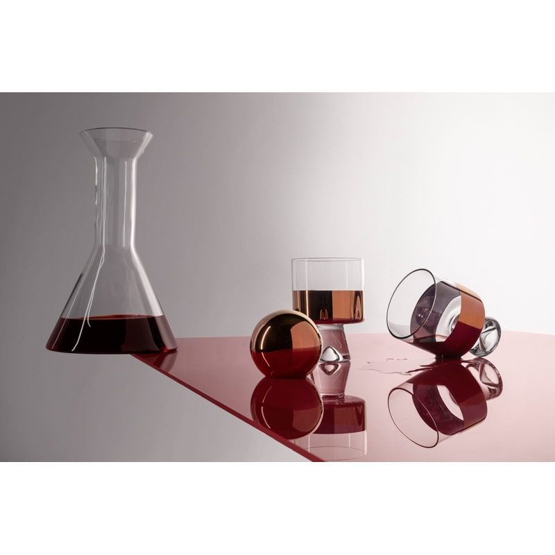 Set De 6 Verres à Vin Carafe Décanteur à Vin En Verre