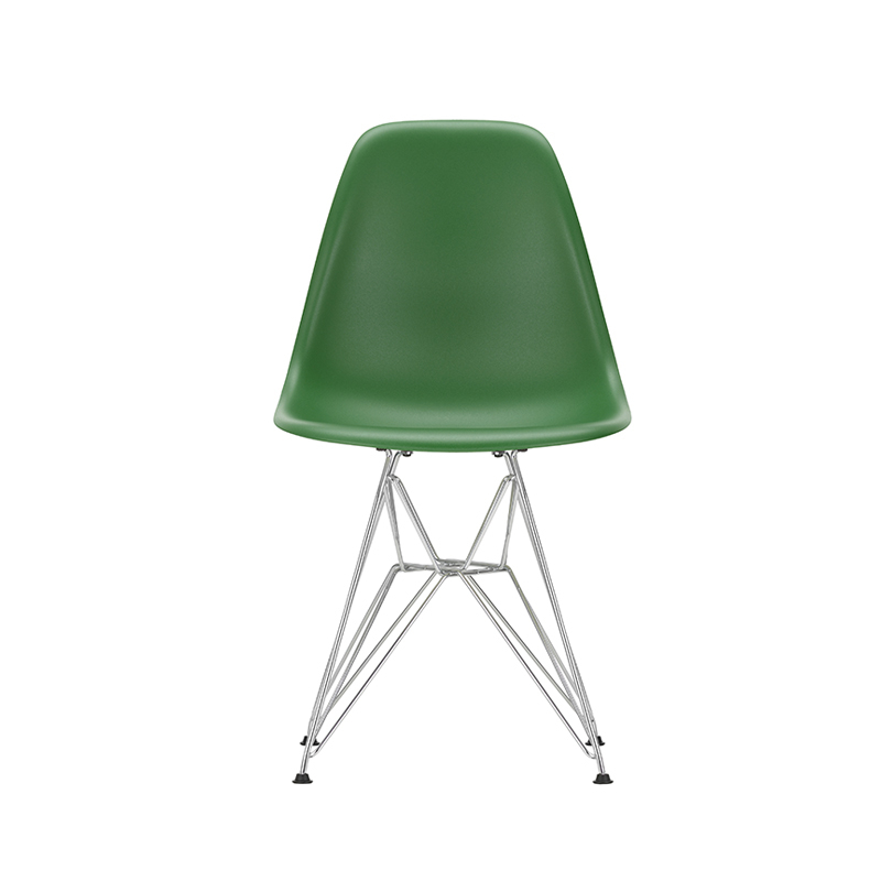 EAMES PLASTIC CHAIR DSR Pieds Tour Eiffel Emerald green RE