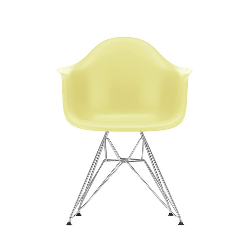 EAMES PLASTIC ARMCHAIR DAR pieds Tour Eiffel Citron RE