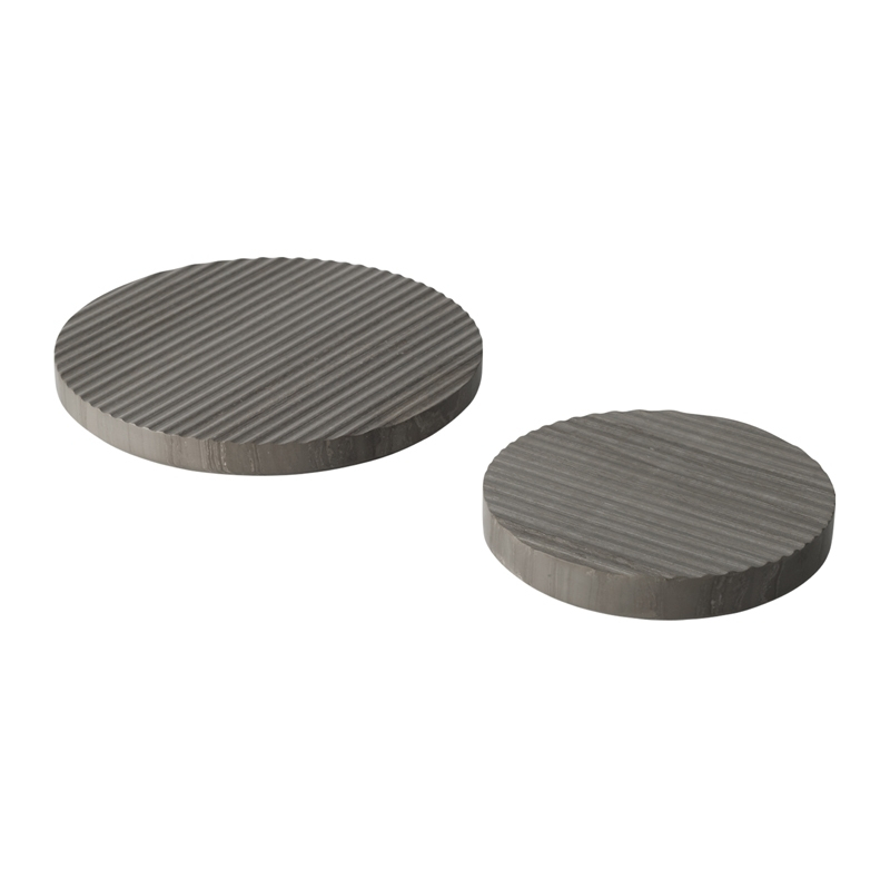 Dessous de plat rond GROOVE Gris