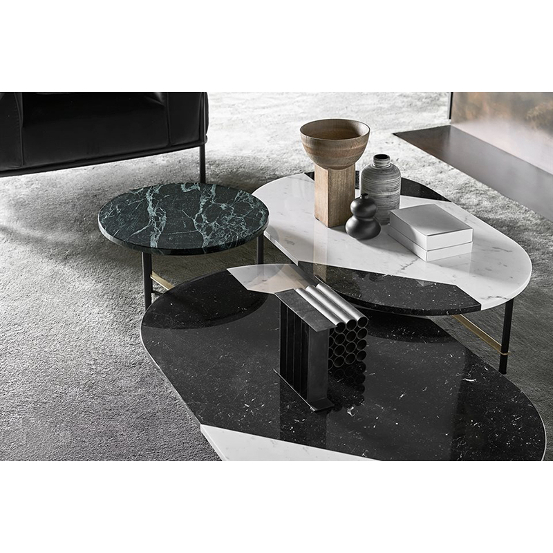 COOKIES CIRCLE S Marbre Calacatta Vagli Oro