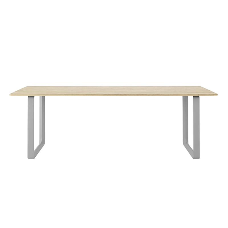 70/70 Solid oak Oak/ grey
