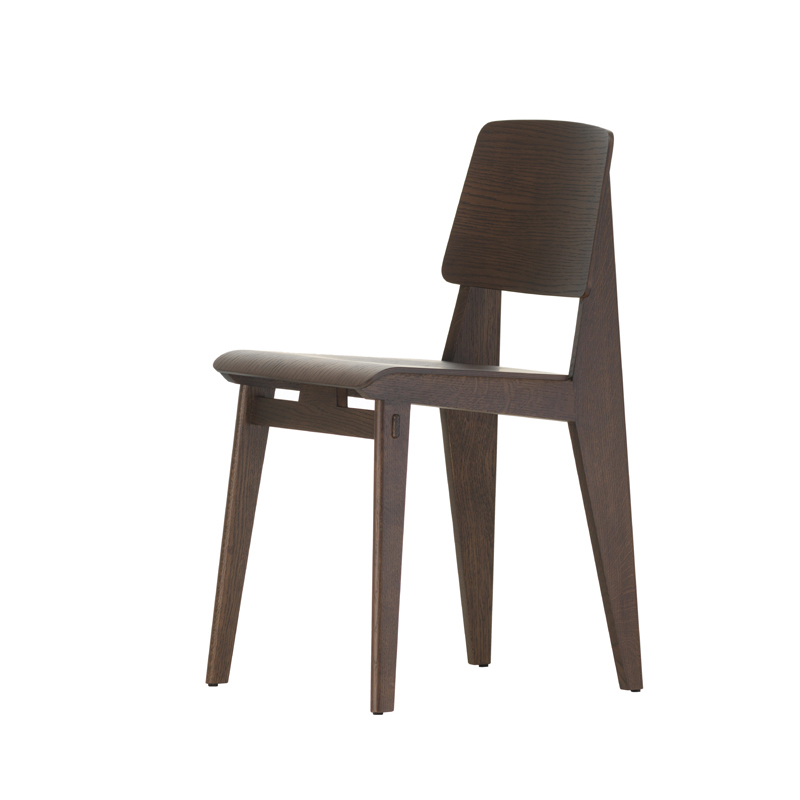 CHAISE TOUT BOIS Chêne foncé