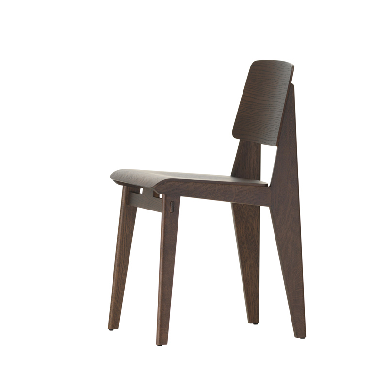 CHAISE TOUT BOIS Chêne foncé