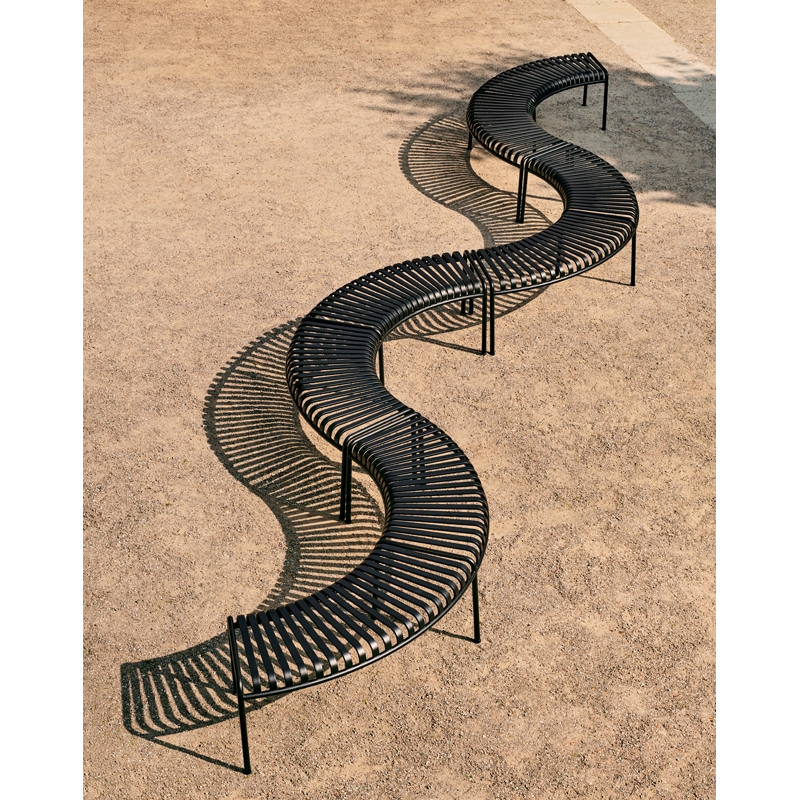 Banc PALISSADE PARK Anthracite