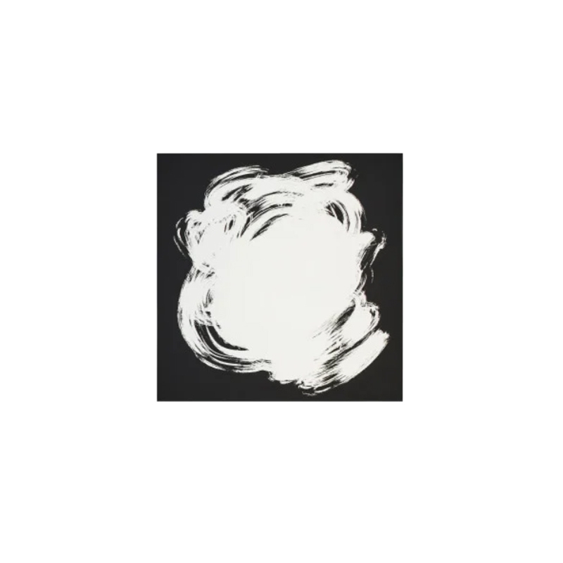 Miroir SCRIBBLE 60x60 Noir