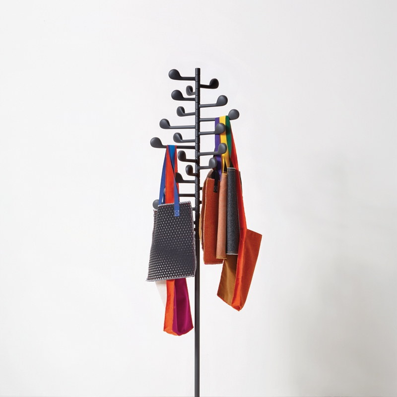 SONG Coat Rack 16 hooks Anthracite