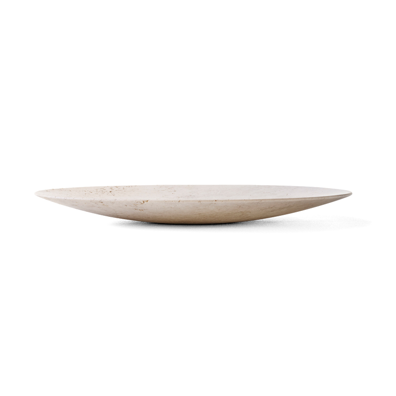 COLLECT PLATE SC55 Travertine beige