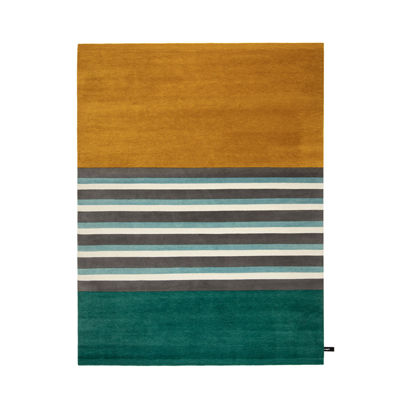 Rug LES ARCS BLUE WHITE GREY 1972