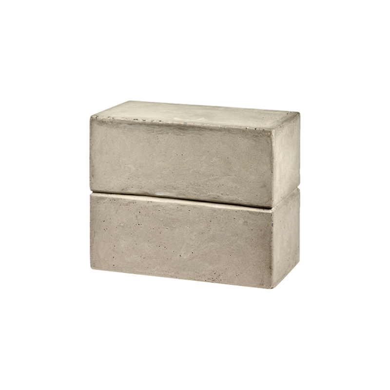 PAWN CONTRETE RECTANGULAR Béton gris clair