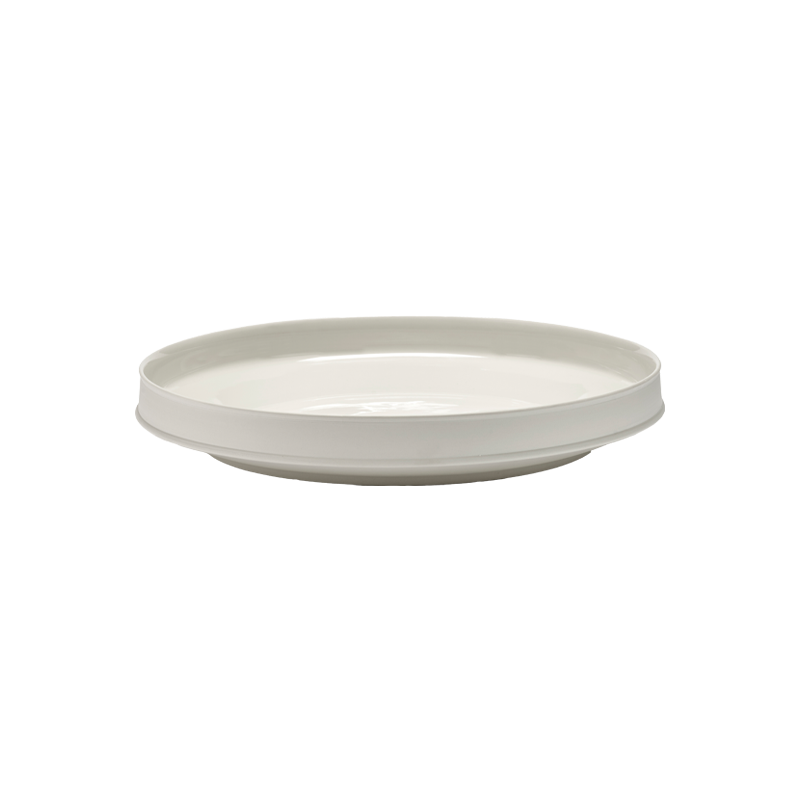 Plat DUNE XL Blanc albâtre