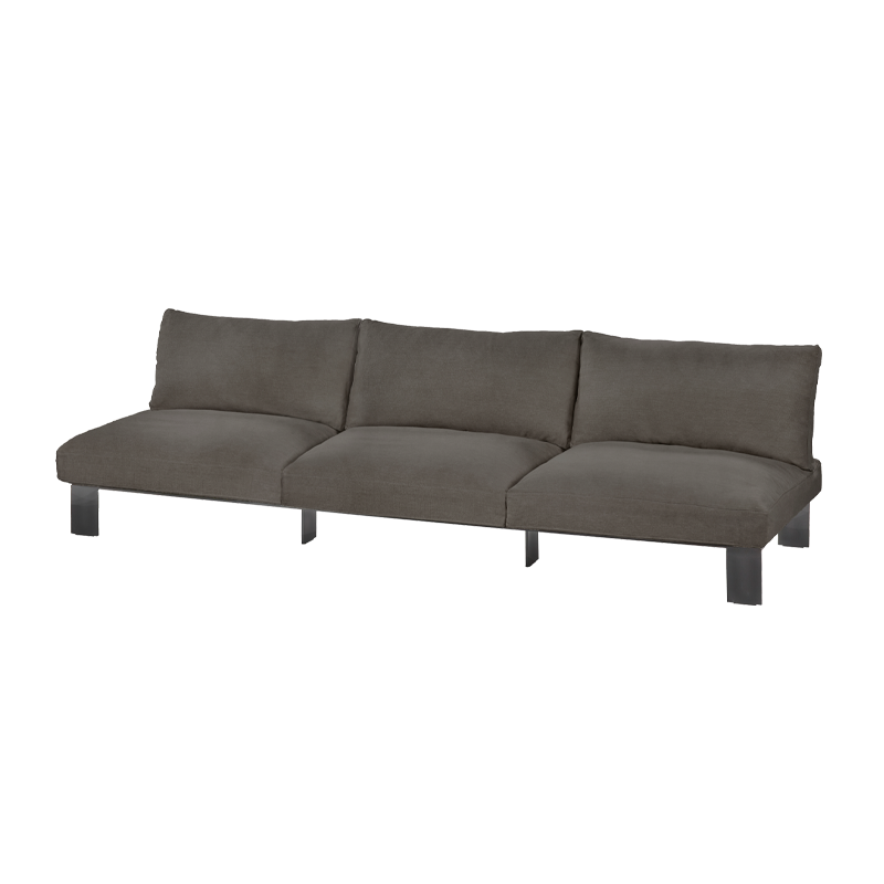 BENCH 3 seater Charcoal