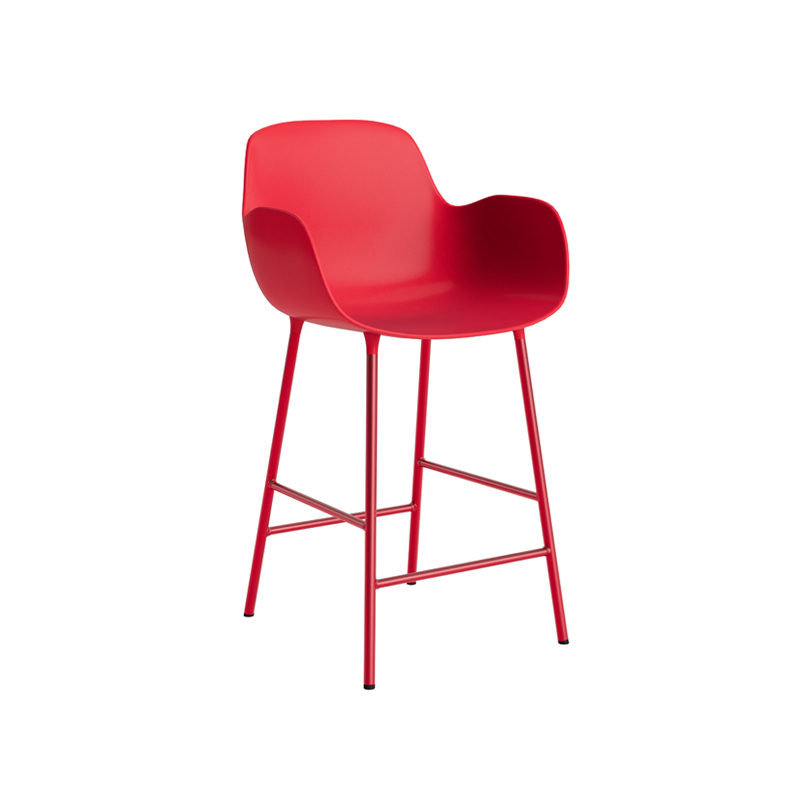 FORM BAR ARMCHAIR Rouge vif 