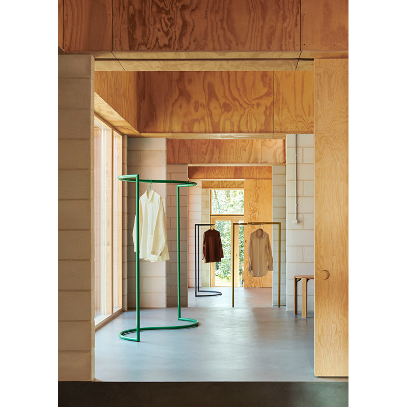 Porte-manteau COLOUR RACK S SHAPE Vert forêt