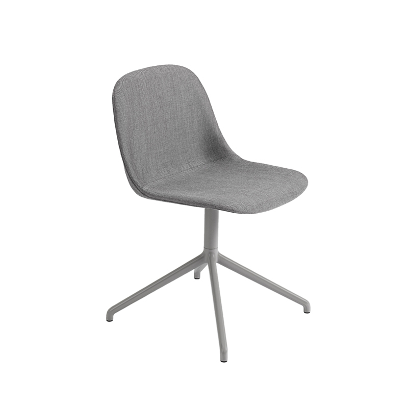 FIBER CHAIR centre leg fabric shell Grey 133