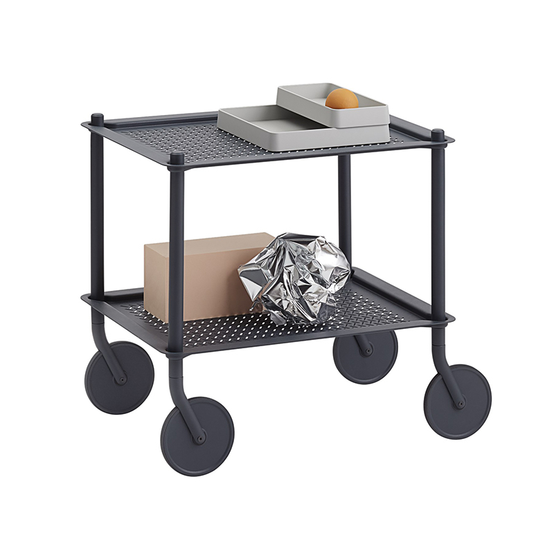 FLOW TROLLEY 2 niveaux Bleu-gris