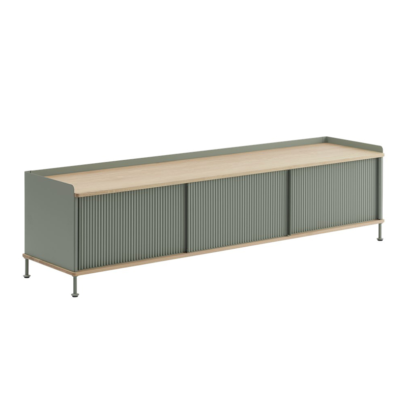 ENFOLD Buffet L 186 Chêne/ gris